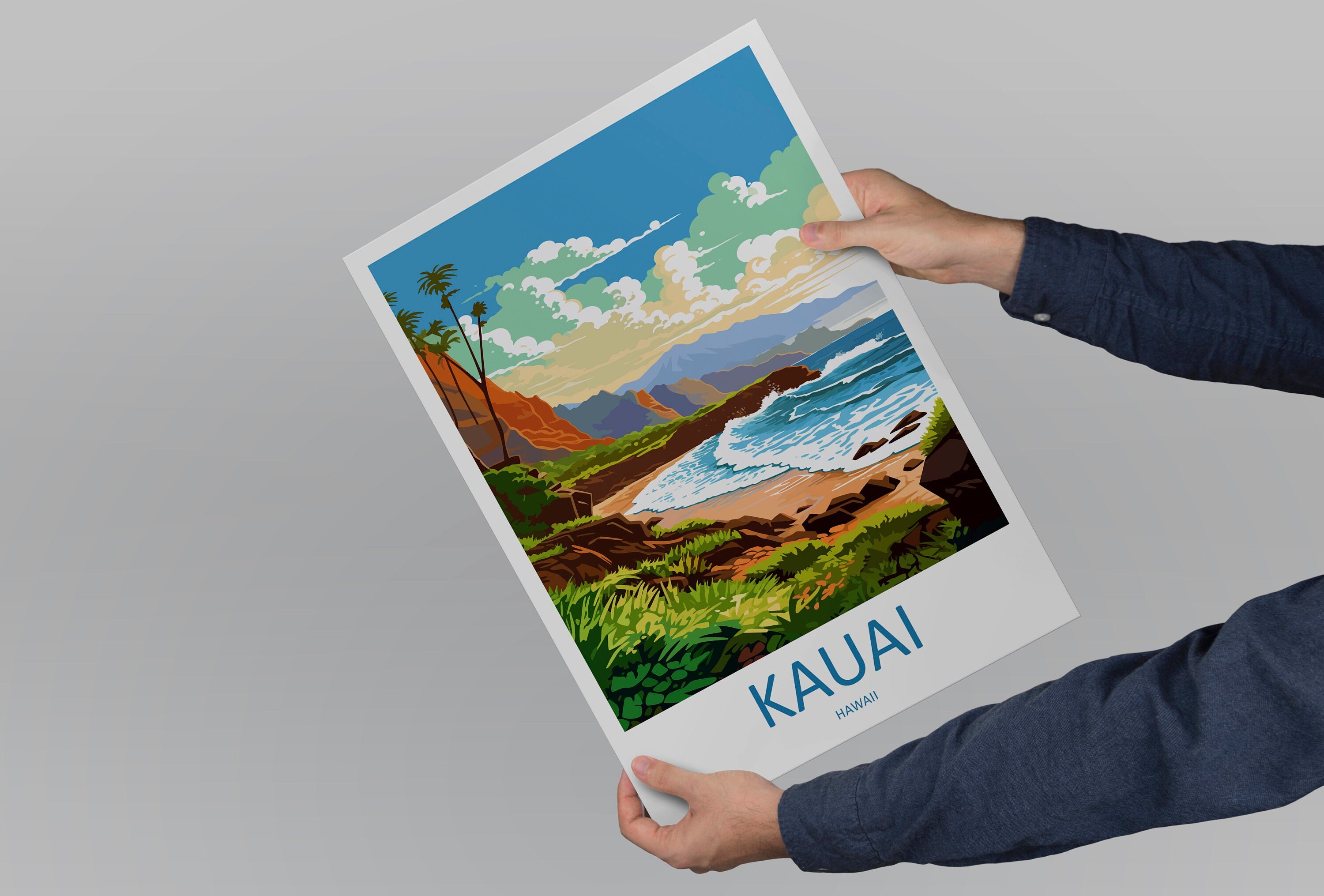 Kauai Travel Print