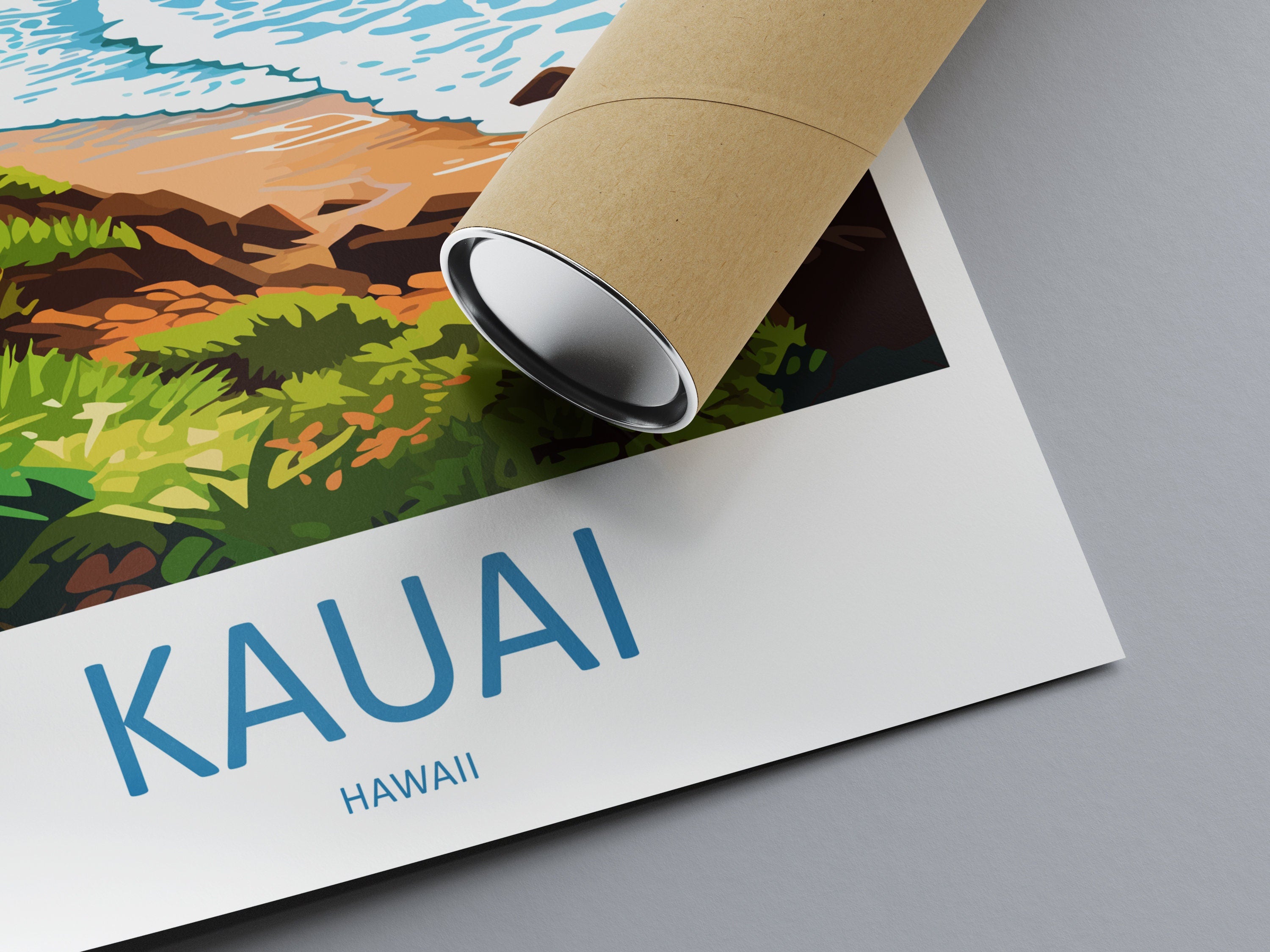 Kauai Travel Print