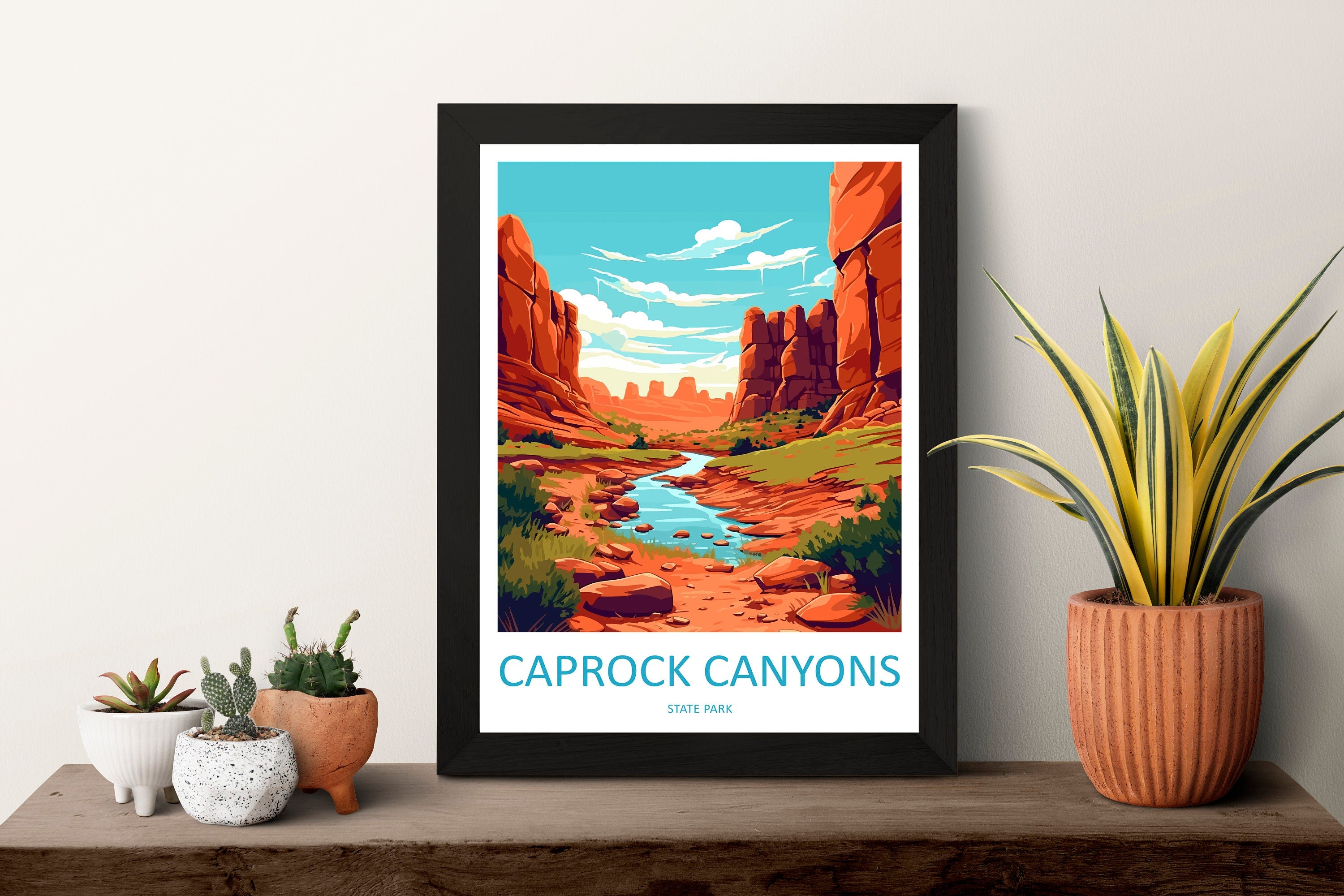 Caprock Canyons State Park Travel Print