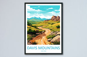 Davis Mountain State Park Travel Print