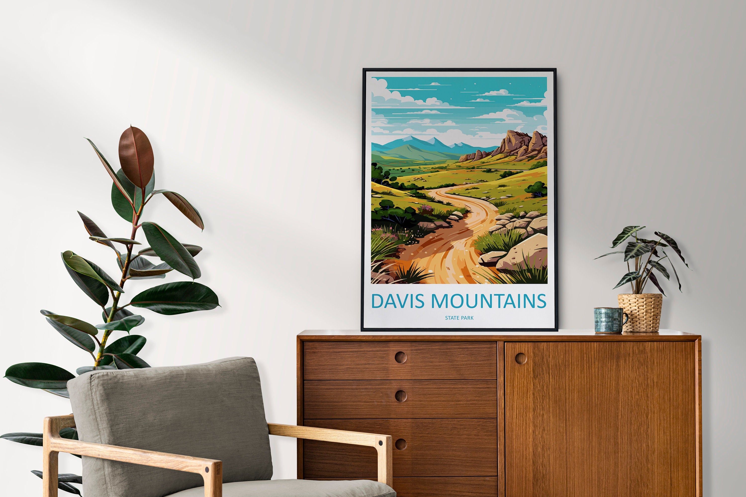 Davis Mountain State Park Travel Print