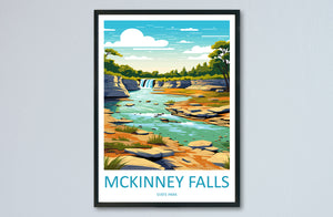 Mckinney Falls State Park Travel Print