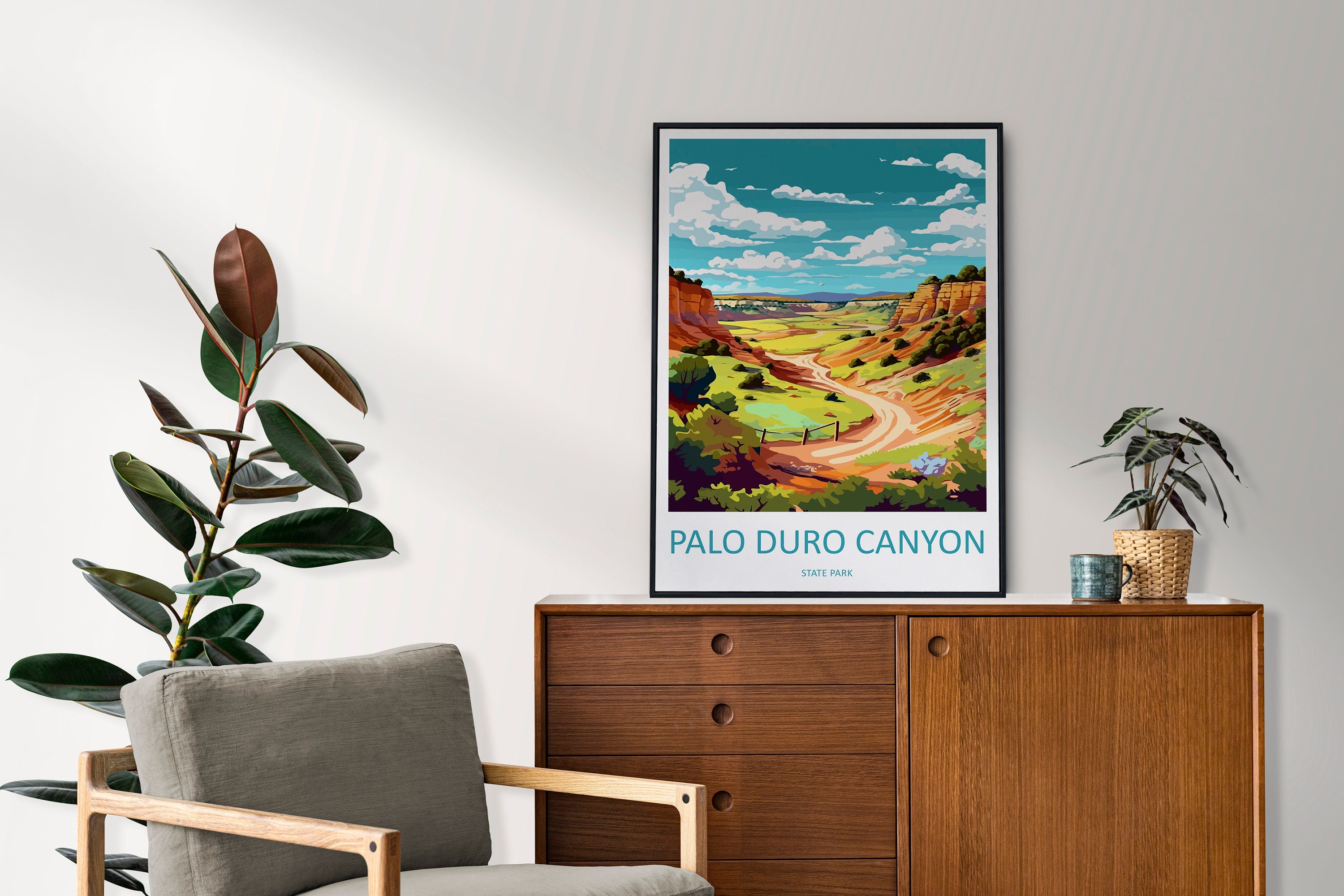 Palo Duro Canyon Travel Print