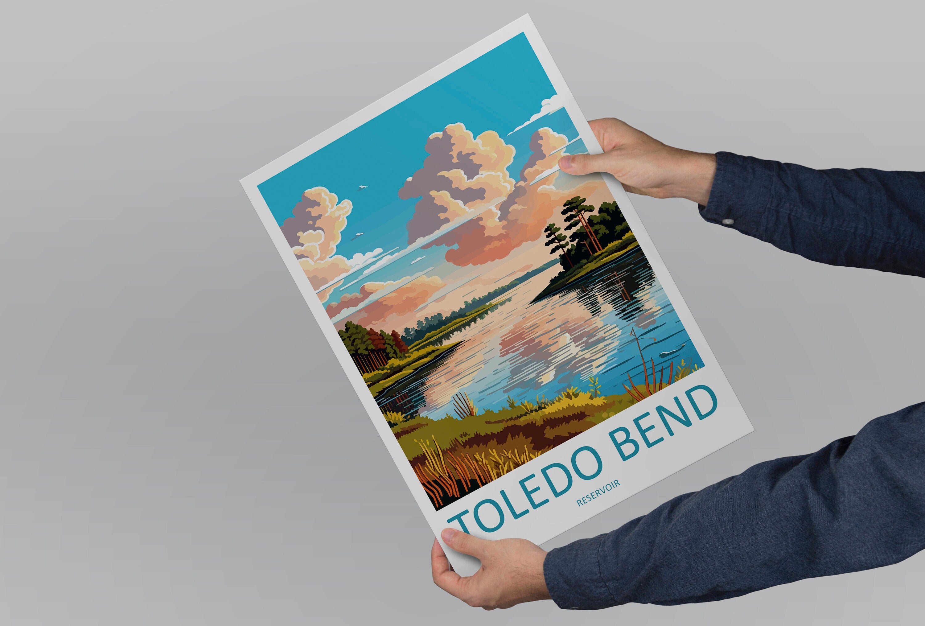 Toledo Bend Reservoir Travel Print