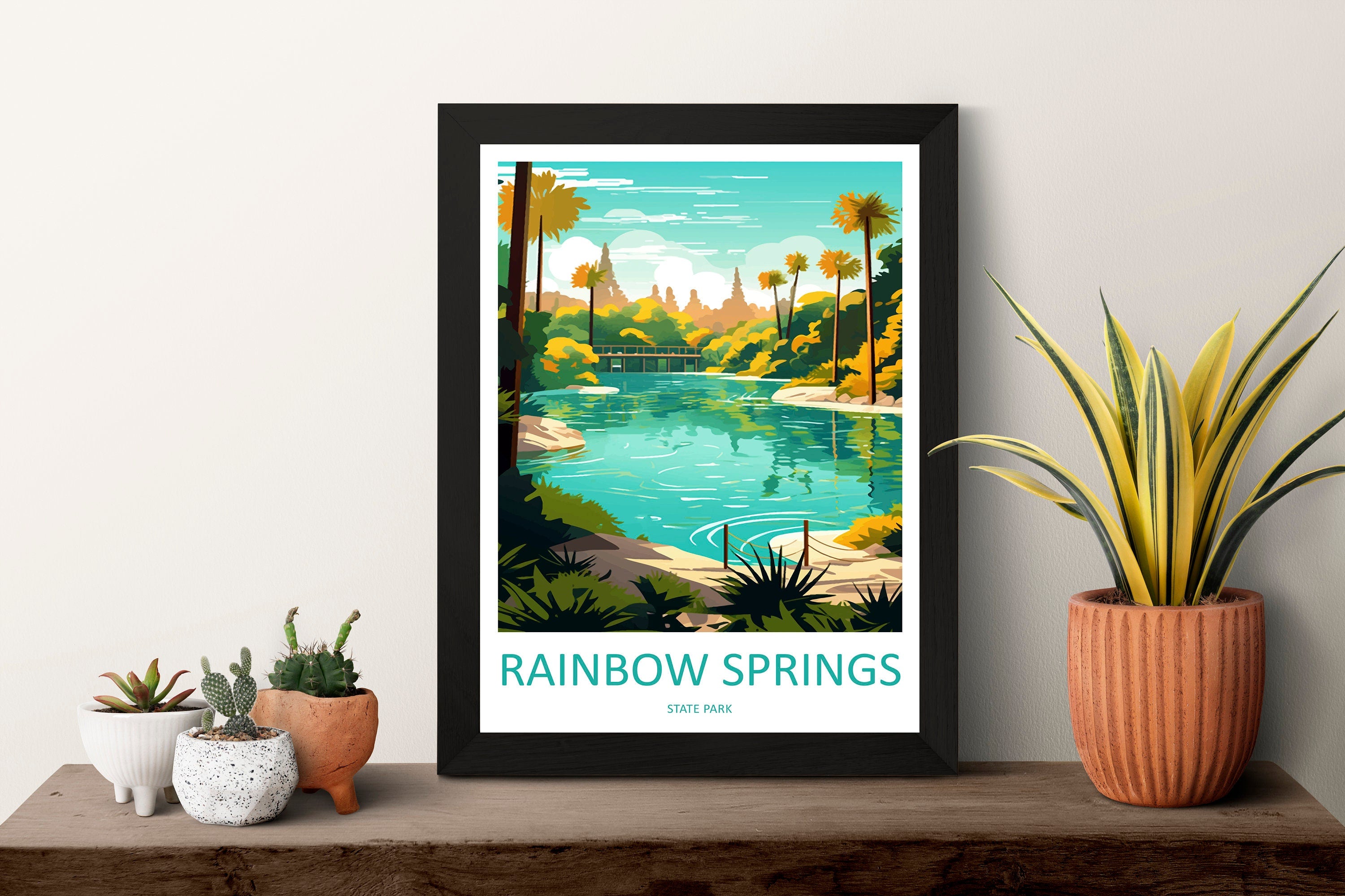 Rainbow Springs State Park Travel Print