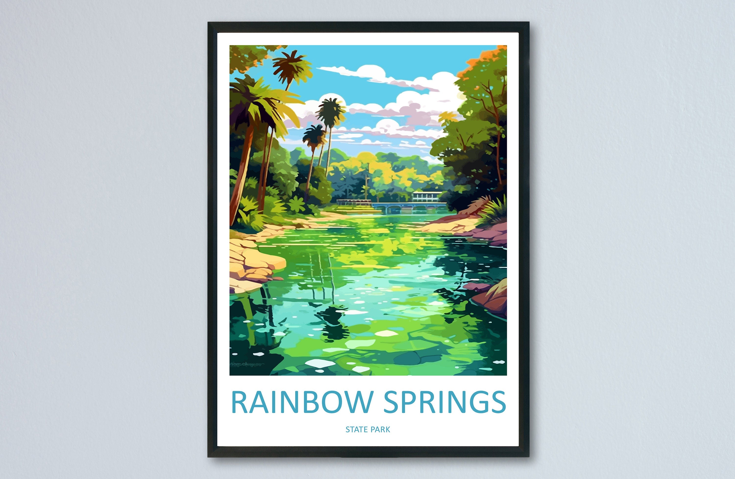 Rainbow Springs State Park Travel Print