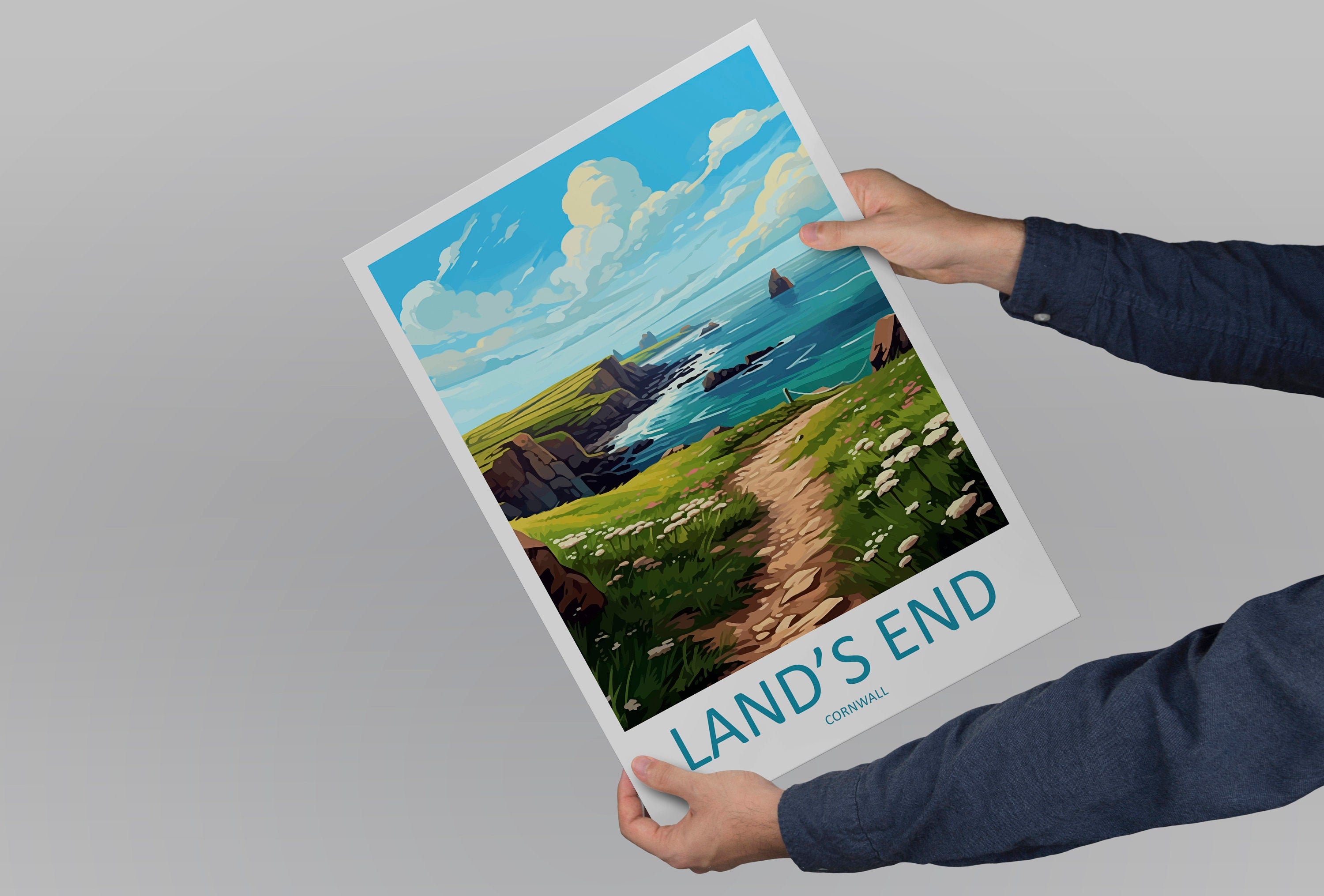 Lands End Travel Print