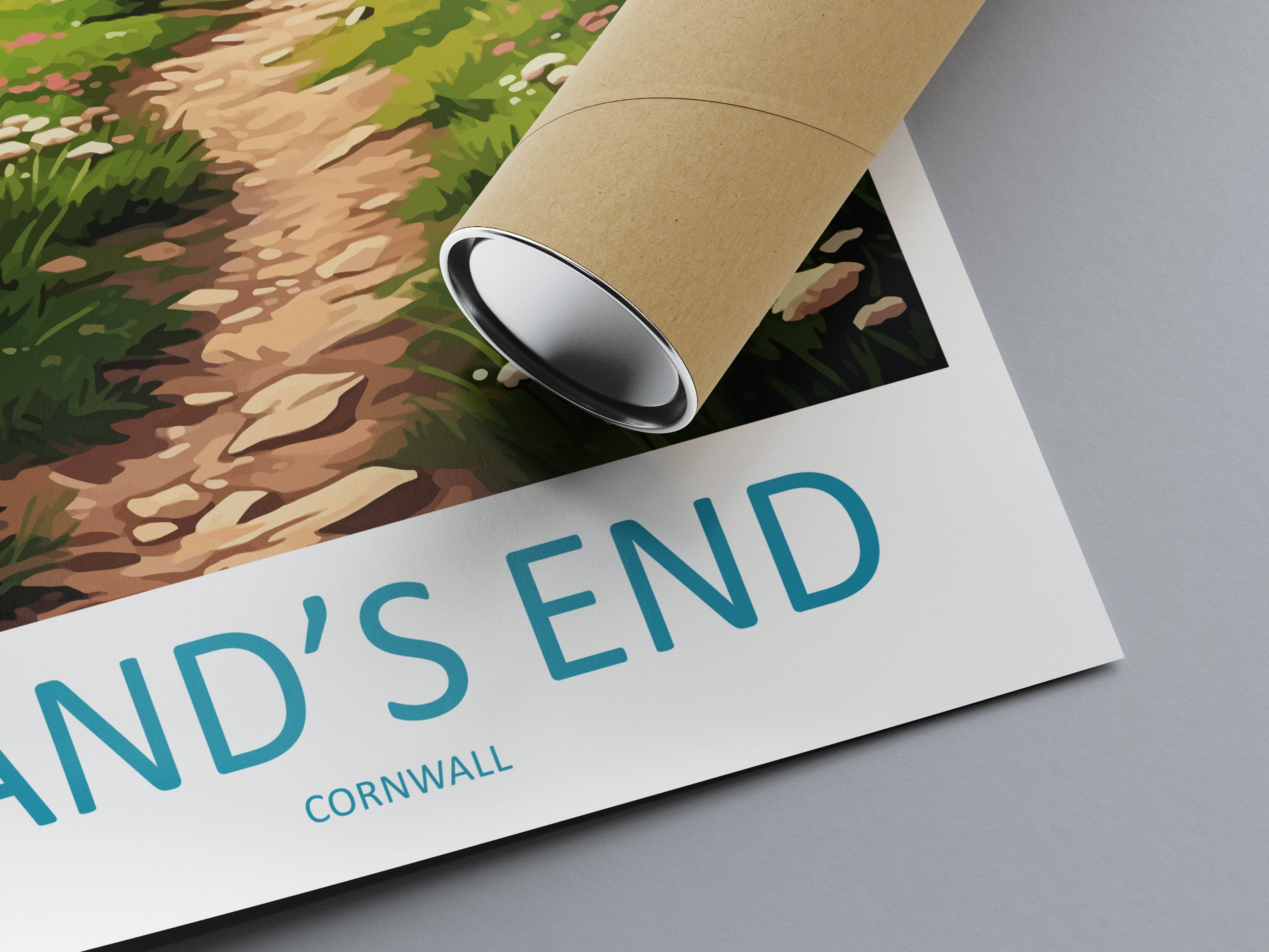 Lands End Travel Print