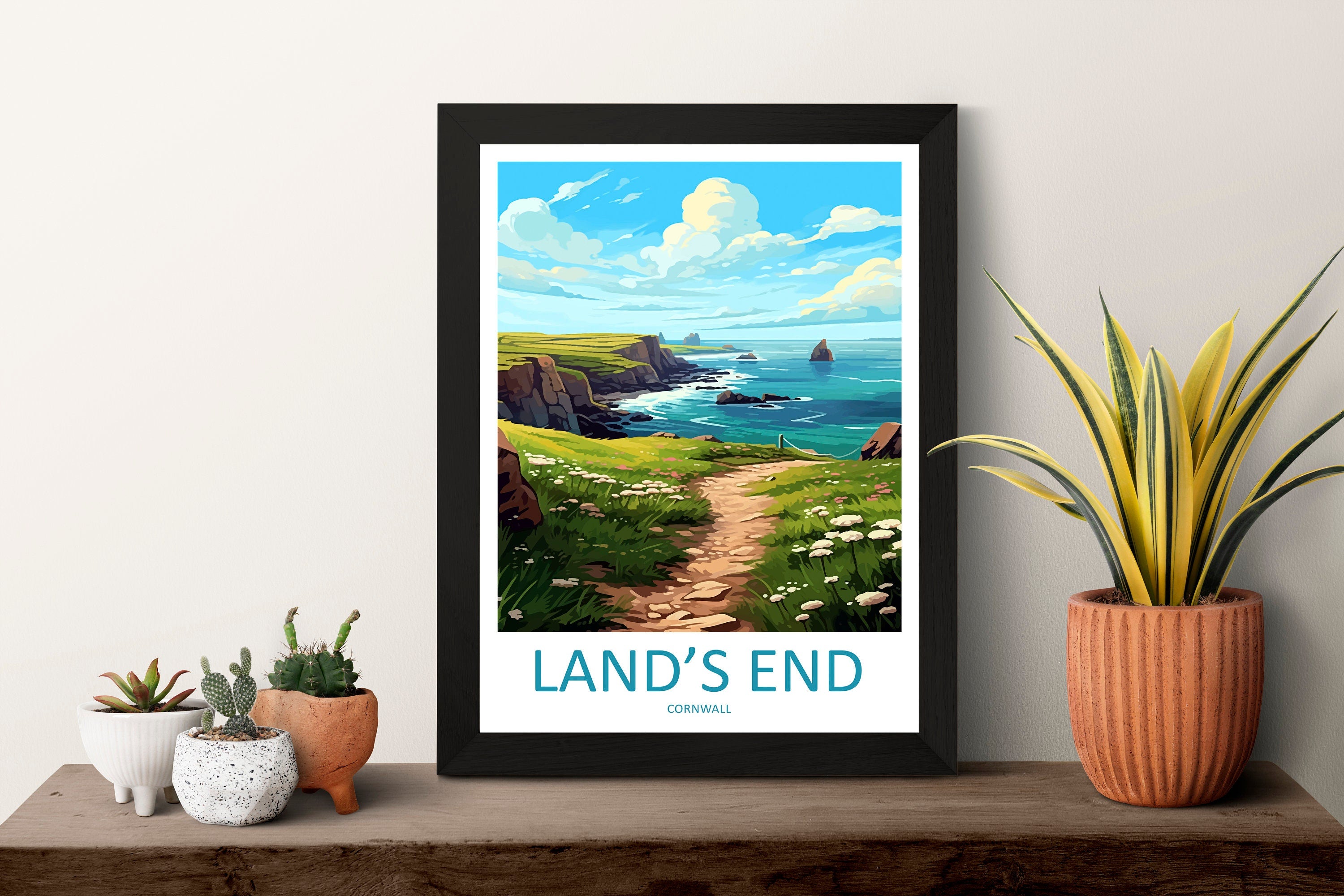 Lands End Travel Print