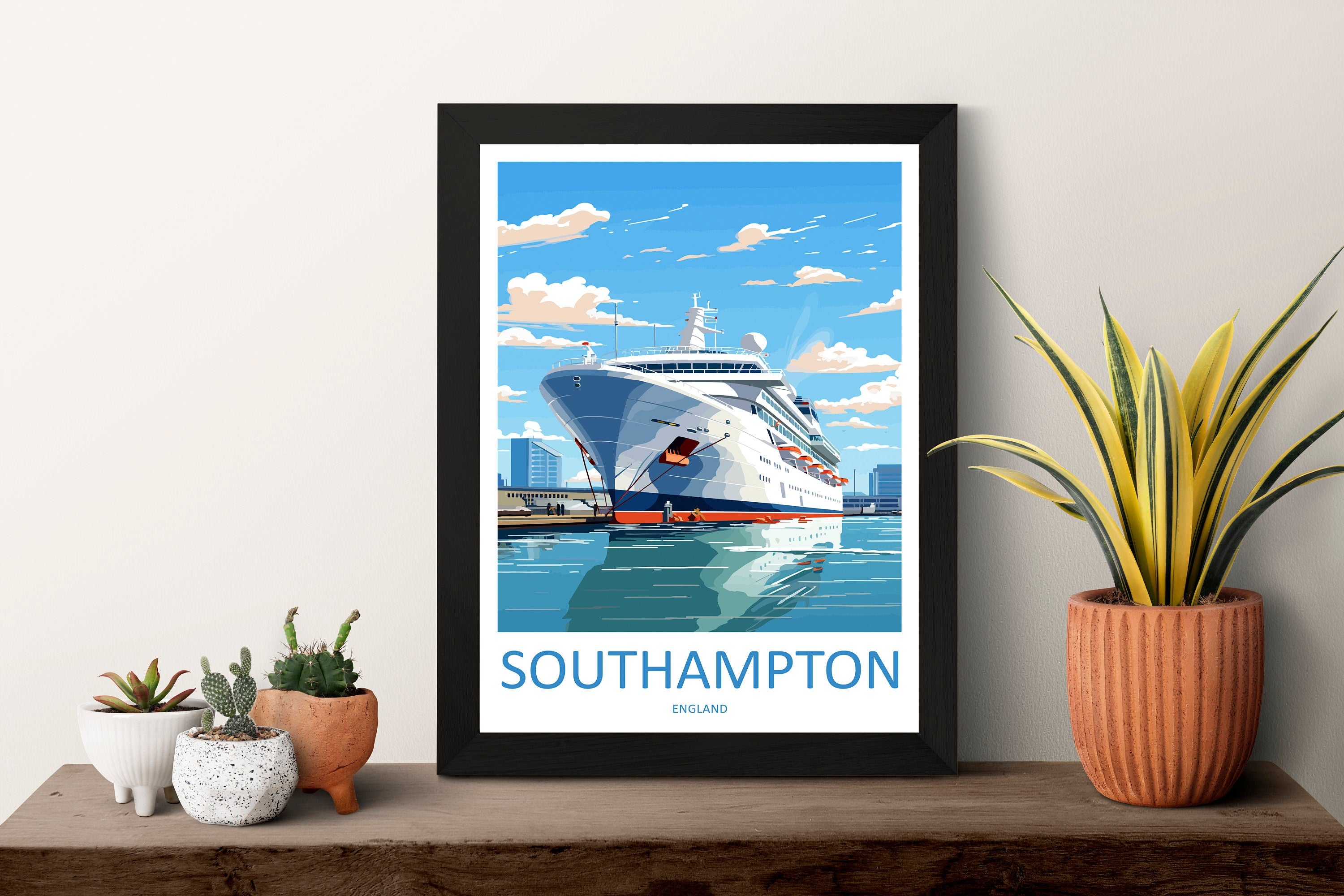 Southampton Travel Print