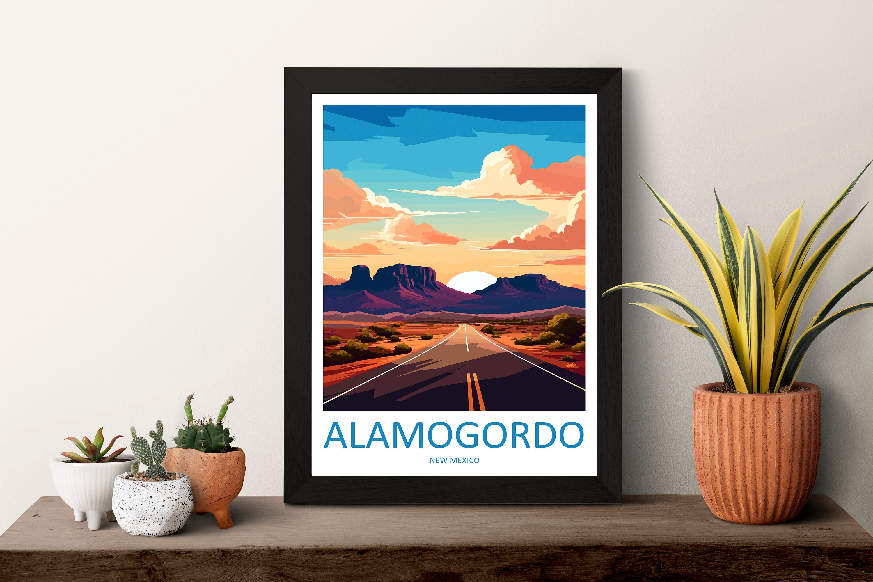 Alamogordo, New Mexico Travel Print