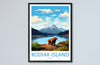 Kodiak Island Travel Print