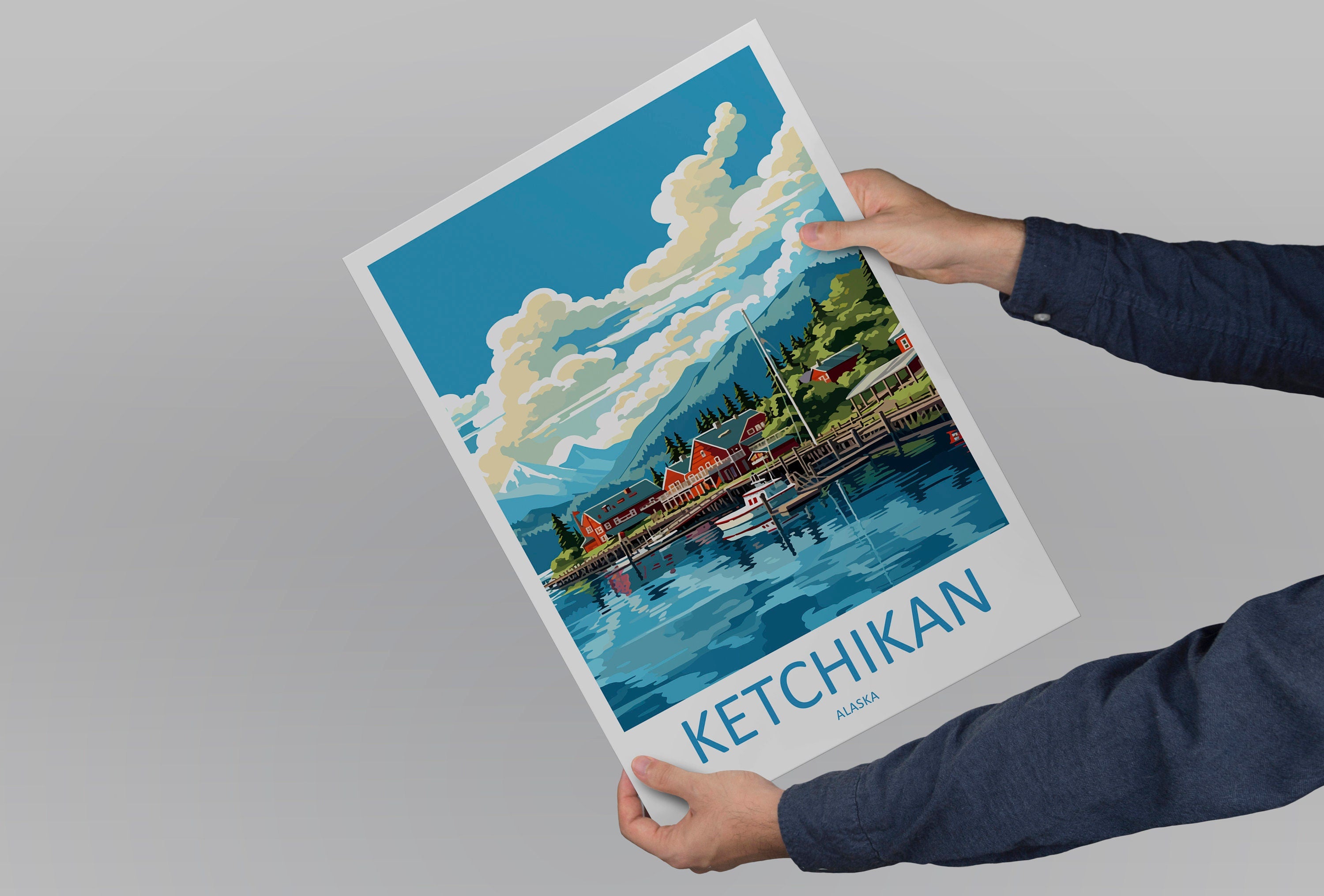 Ketchikan Travel Print