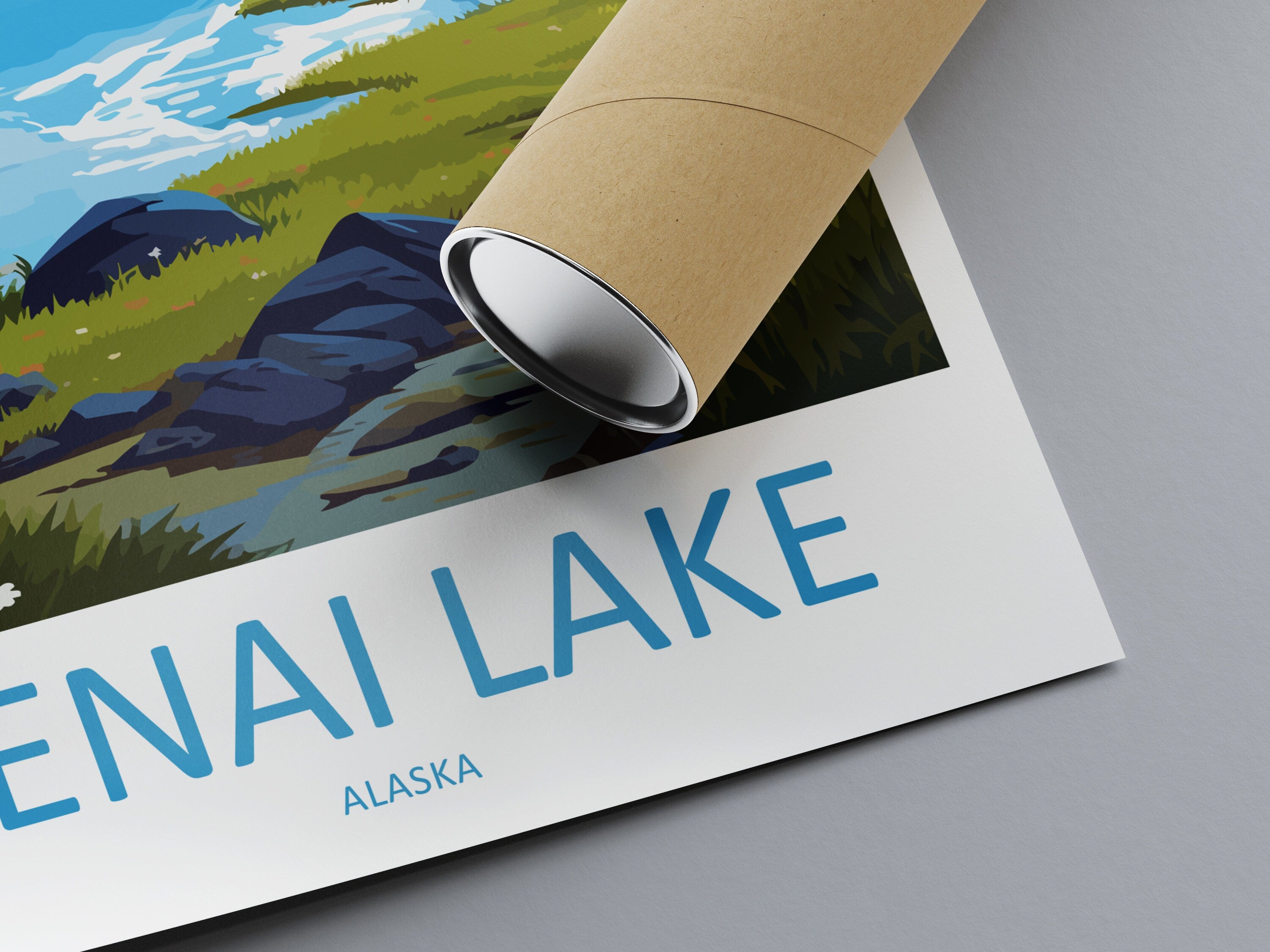 Kenai Lake Travel Print