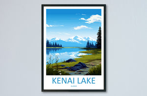 Kenai Lake Travel Print