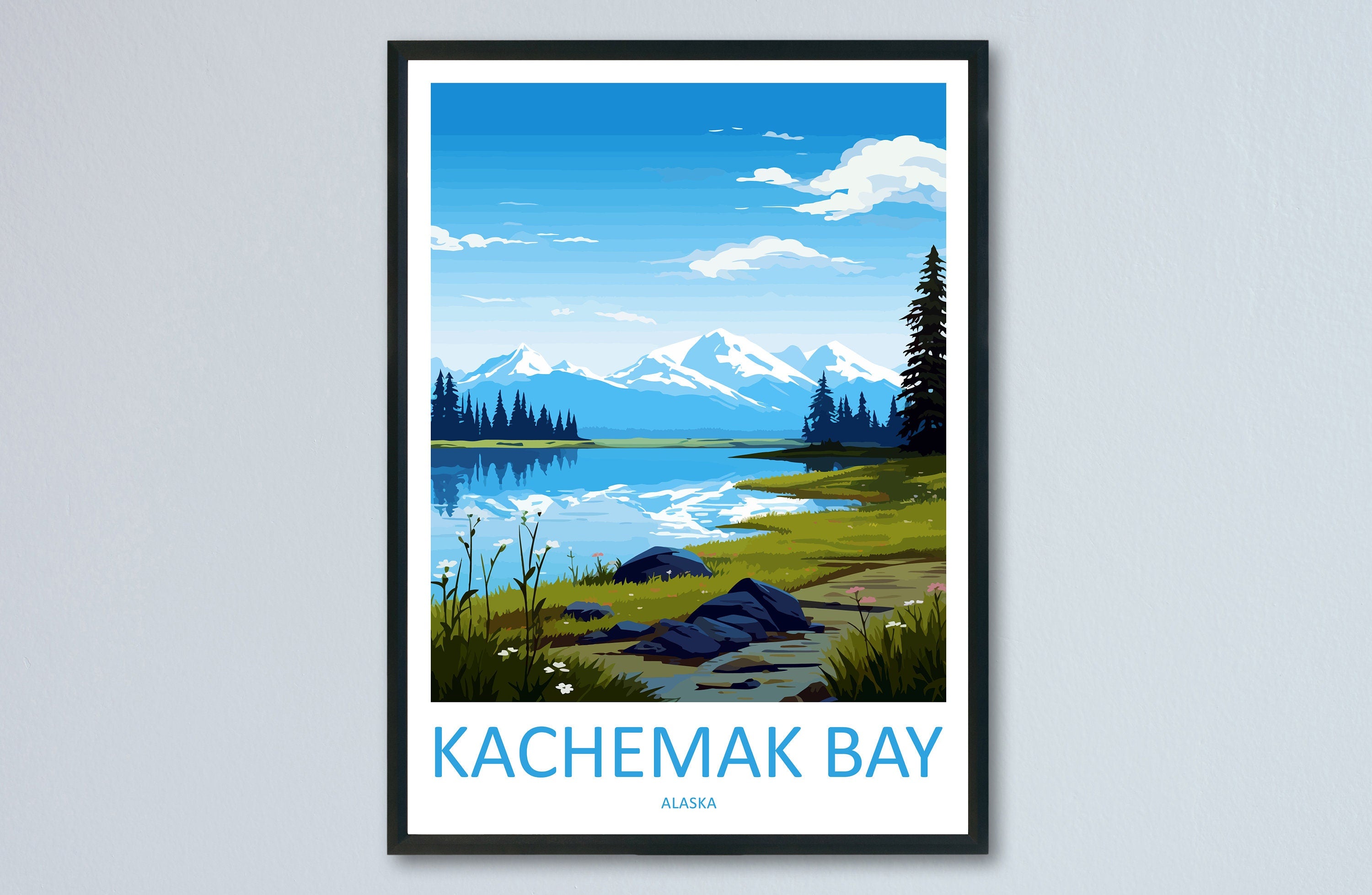 Kachemak Bay Travel Print