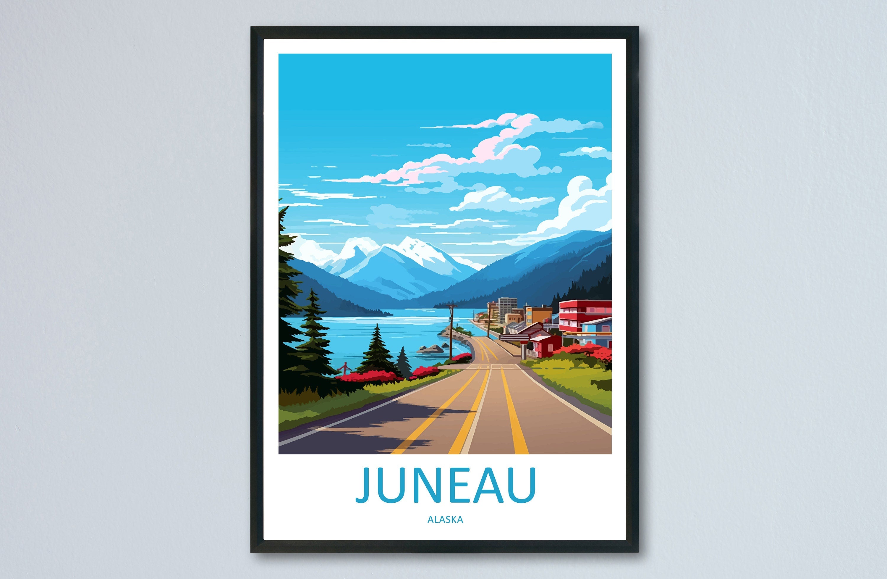 Juneau Travel Print