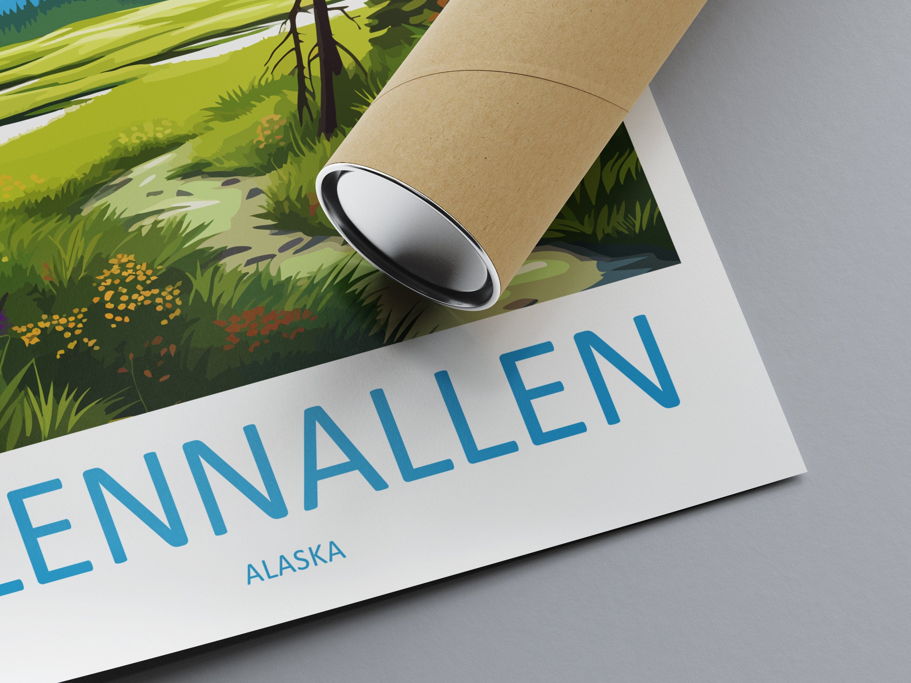 Glennallen Travel Print