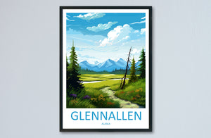 Glennallen Travel Print