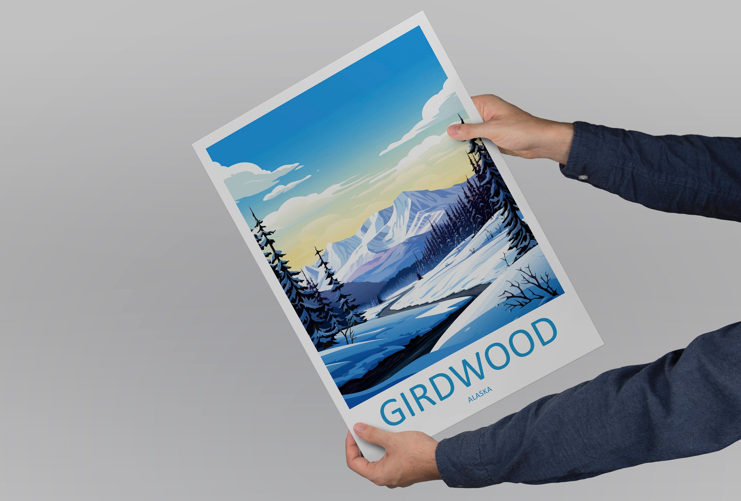 Girdwood Travel Print