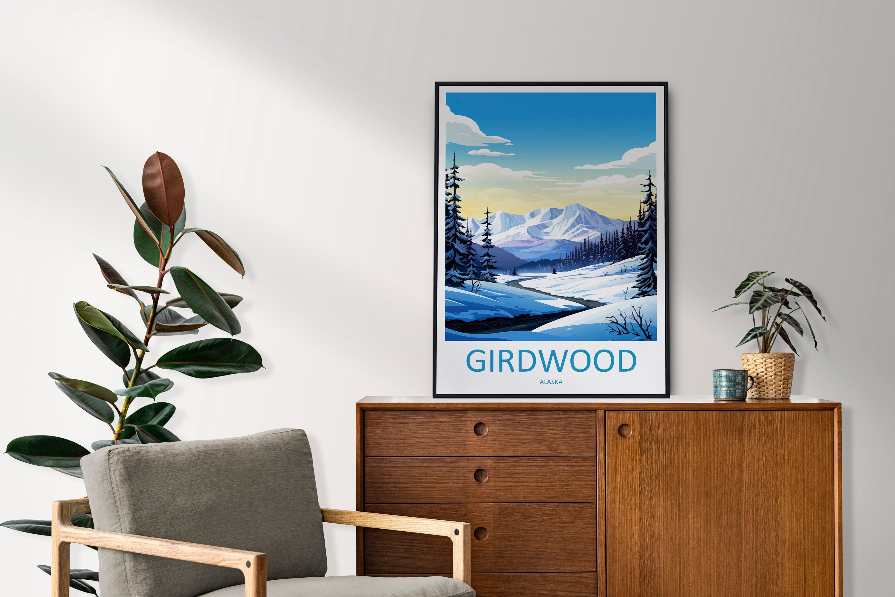 Girdwood Travel Print