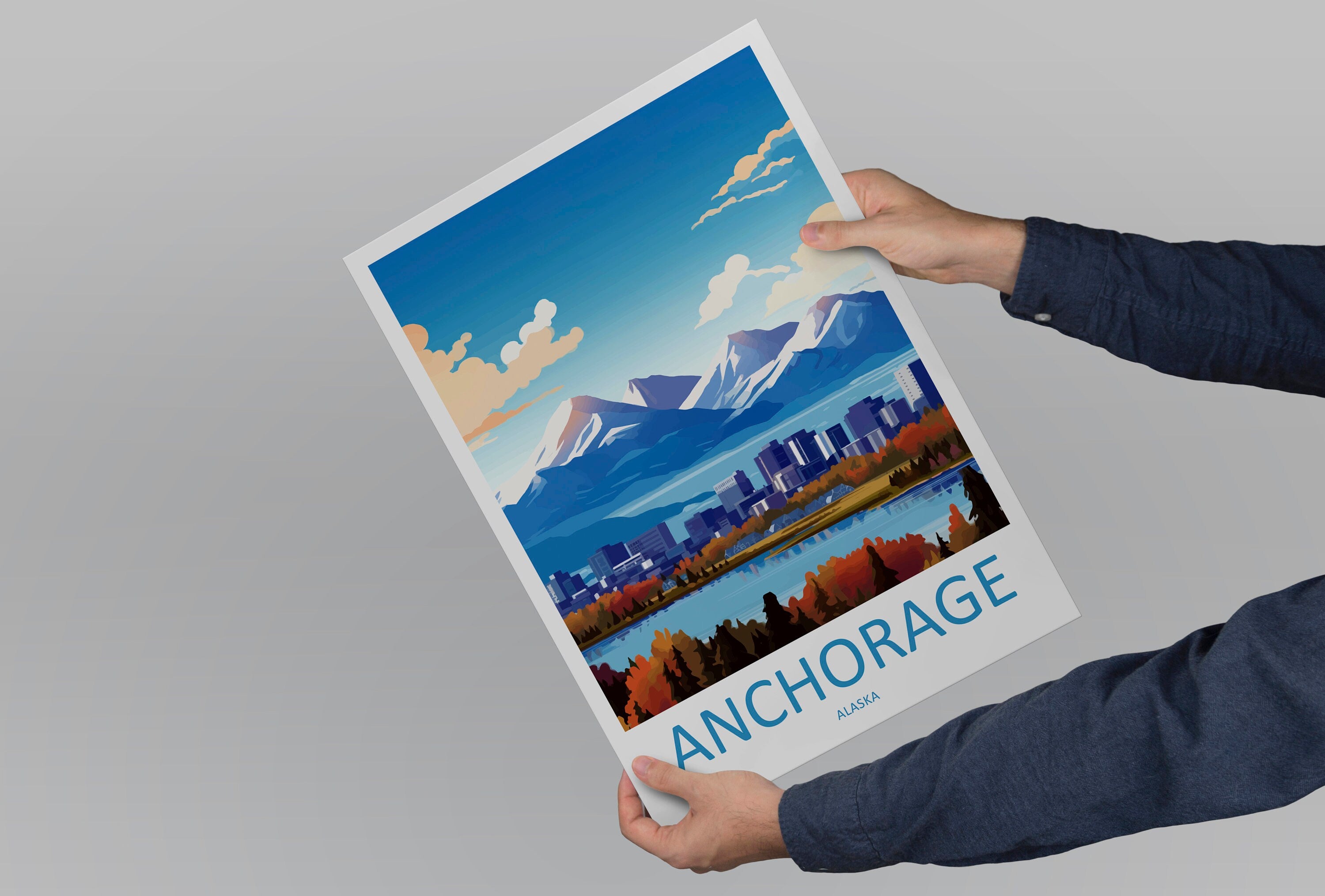 Anchorage Travel Print