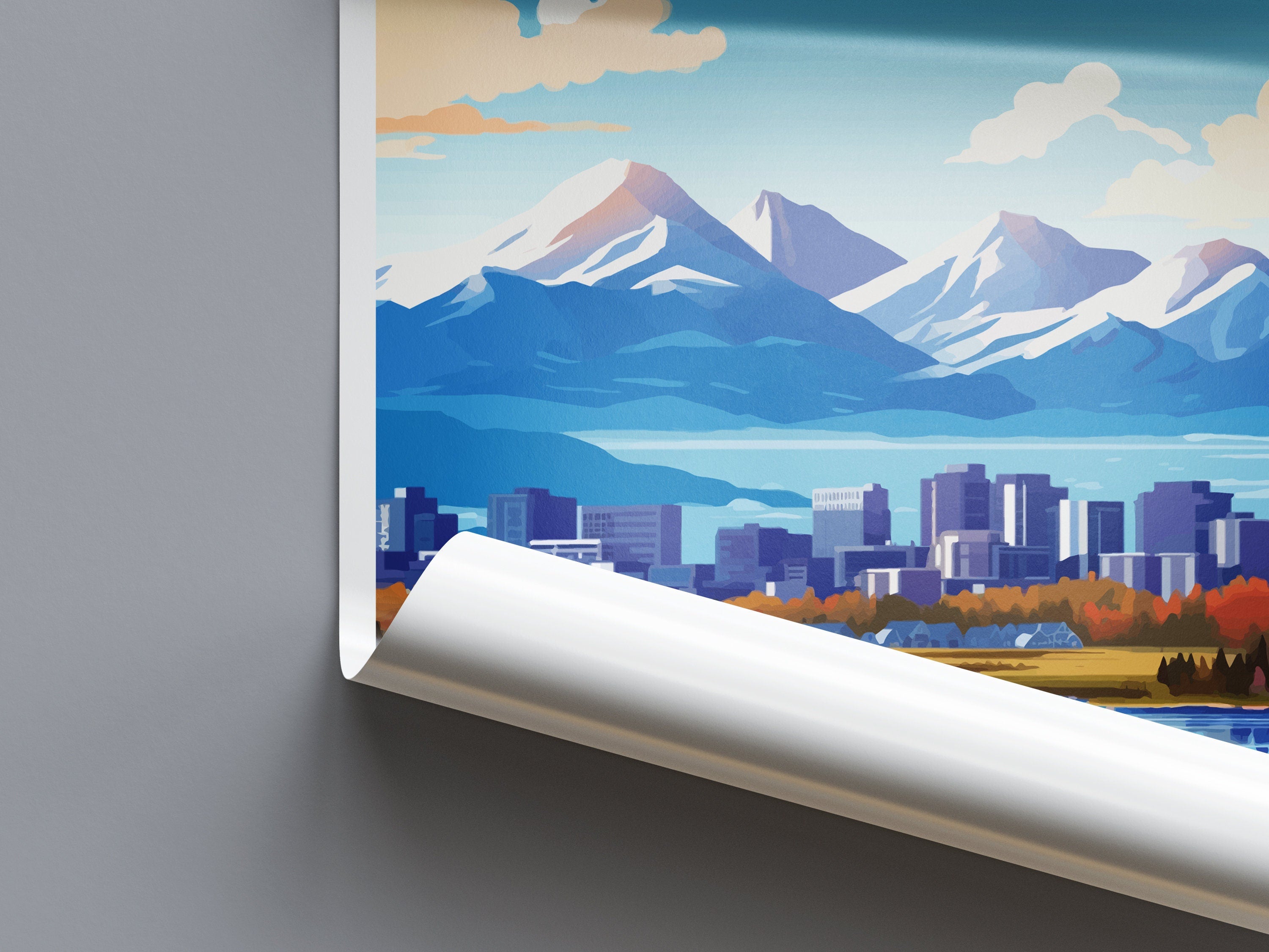 Anchorage Travel Print