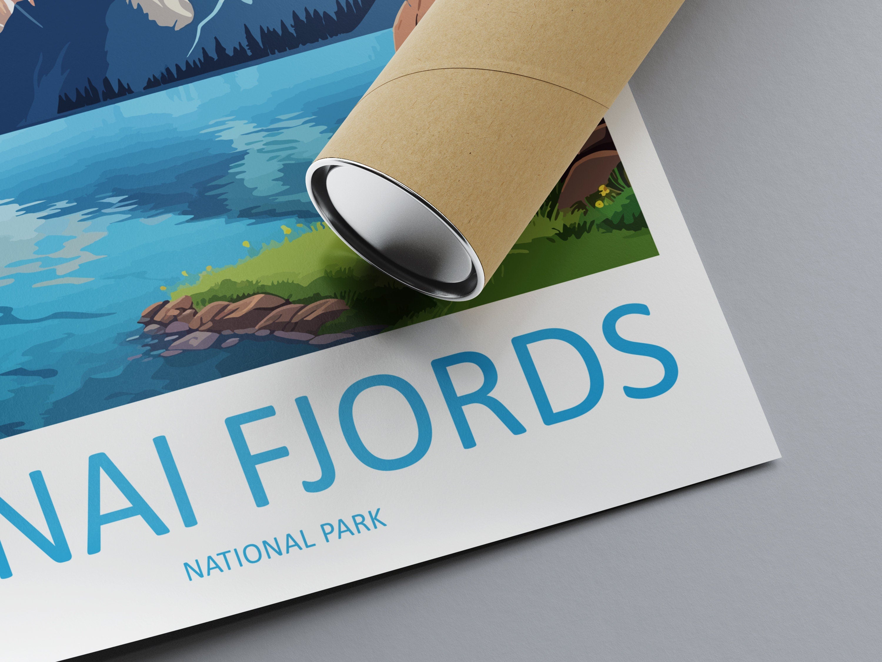 Kenai Fjords National Park Travel Print