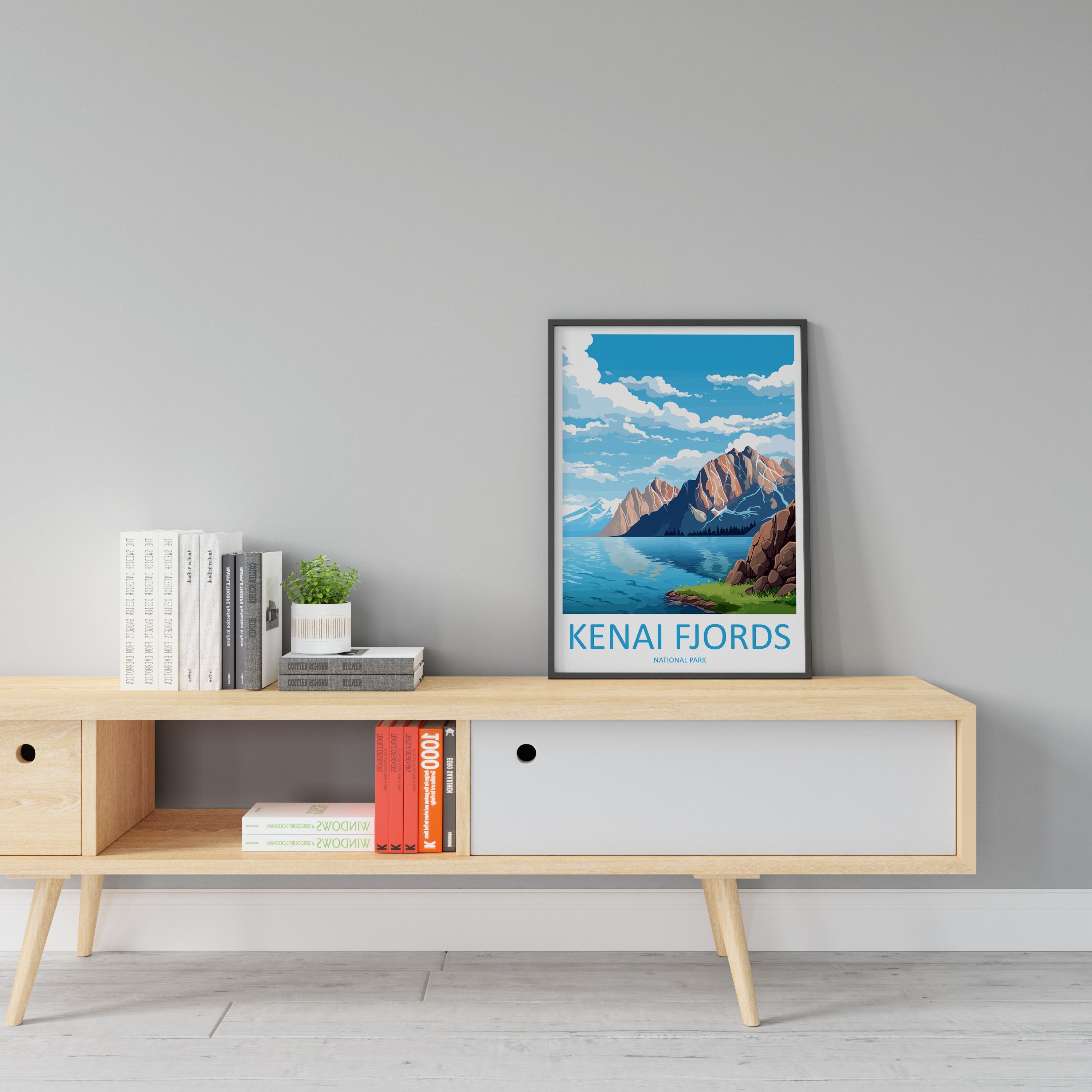 Kenai Fjords National Park Travel Print