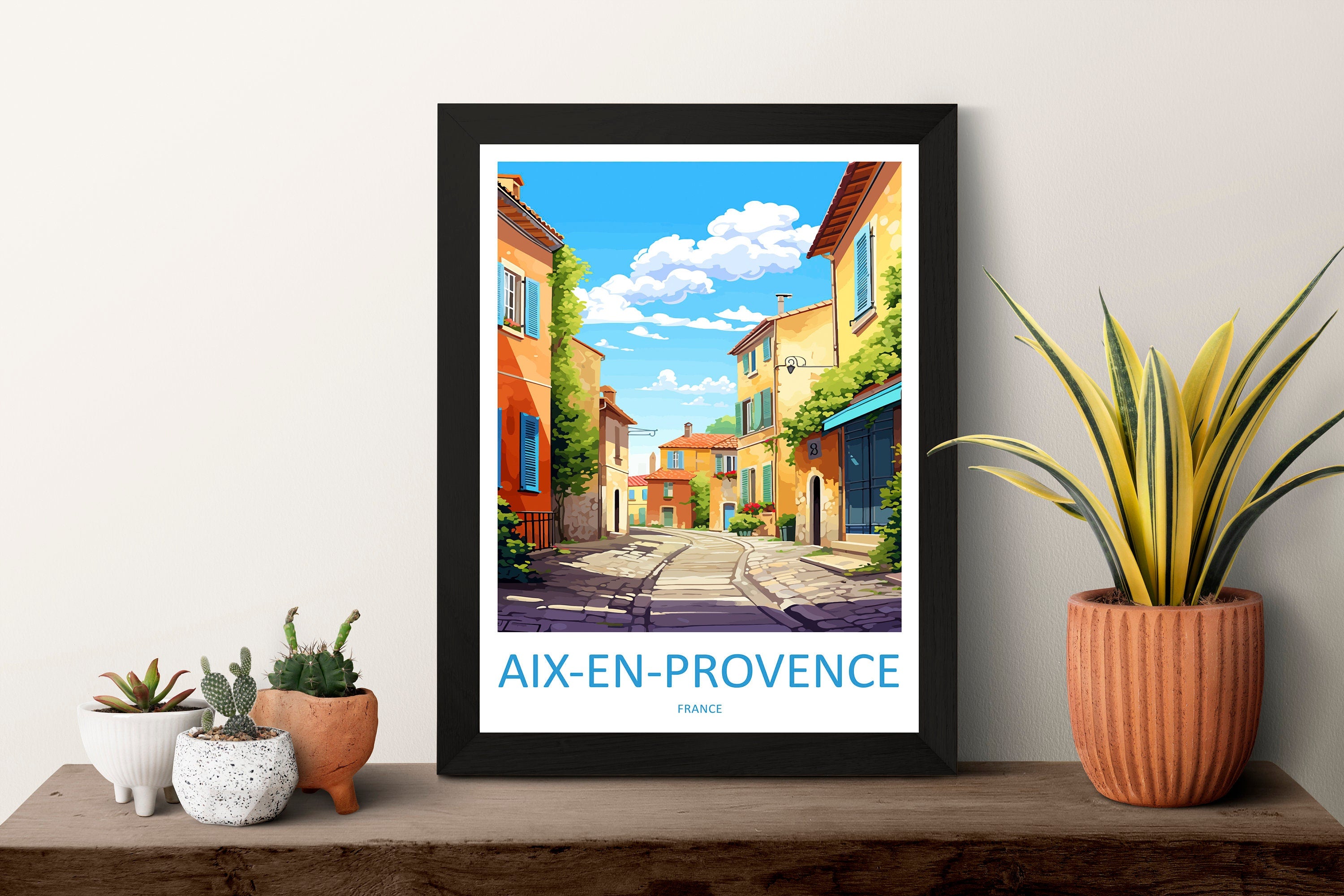 Aix En Provence Travel Print