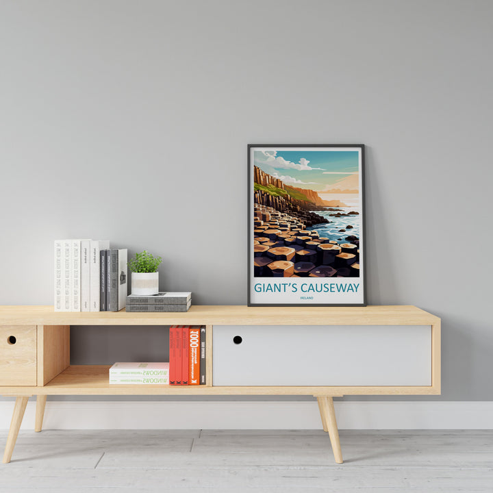 Giant's Causeway Print Giant's Causeway Home Décor Landscape Print Giant's Causeway Wall Art Northern Ireland Enthusiast Gift Wall Hanging