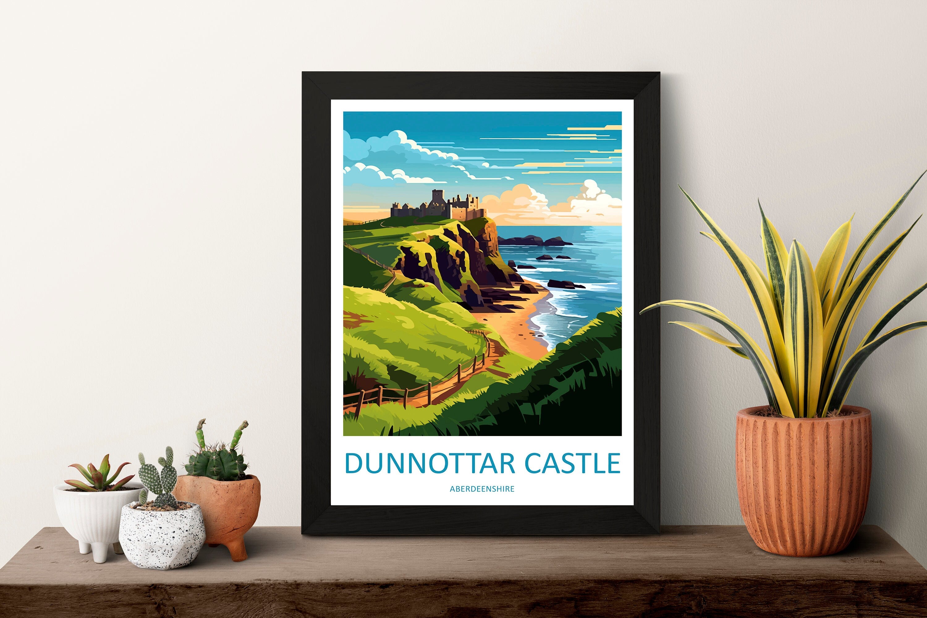 Dunnottar Castle Travel Print