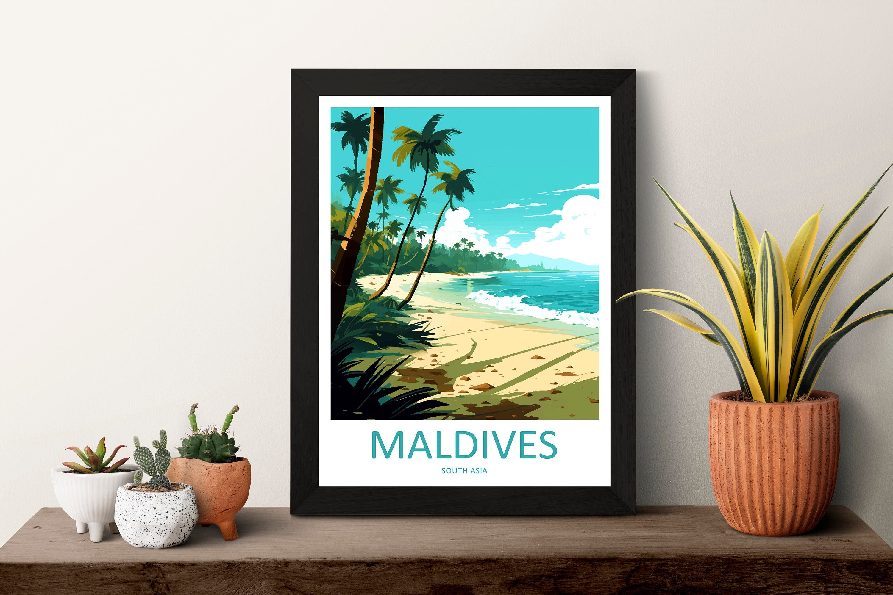 Maldives Travel Print