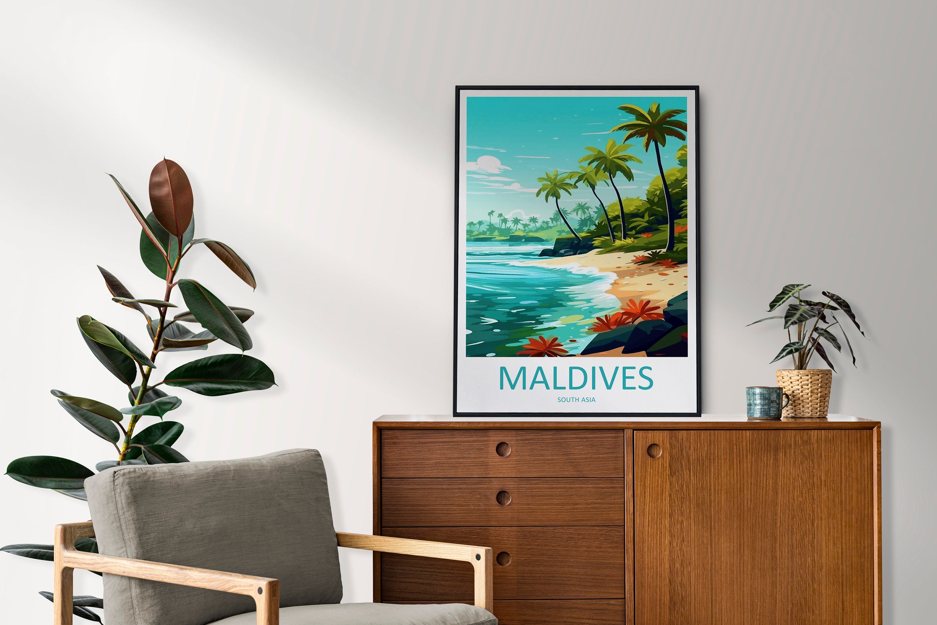 Maldives Travel Print