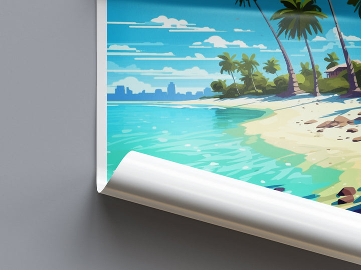 Maldives Travel Print Wall Art Maldives Wall Hanging Home Décor Maldives Gift Art Lovers Wall Art South Aisa Travel Print