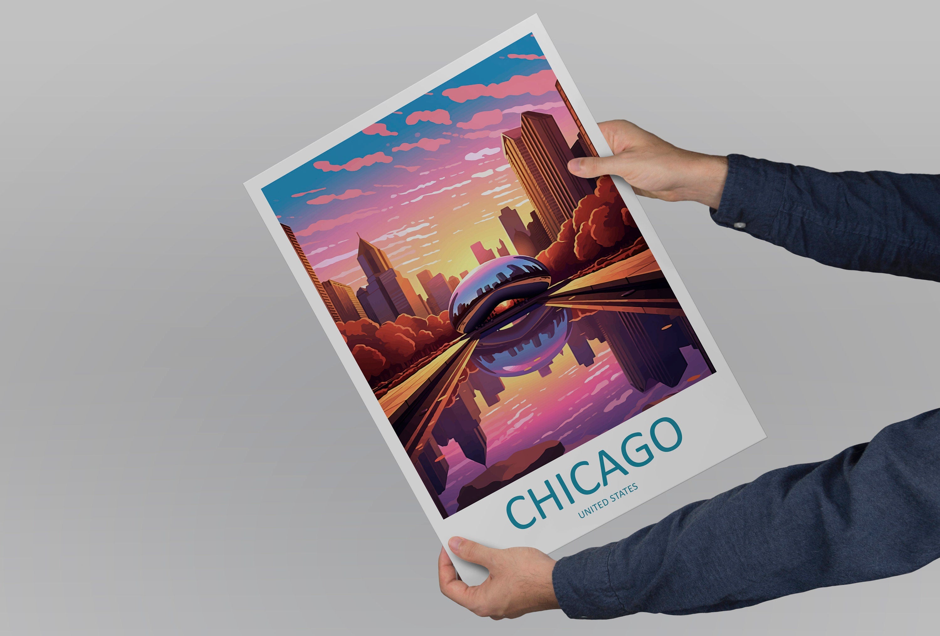 Chicago Travel Print