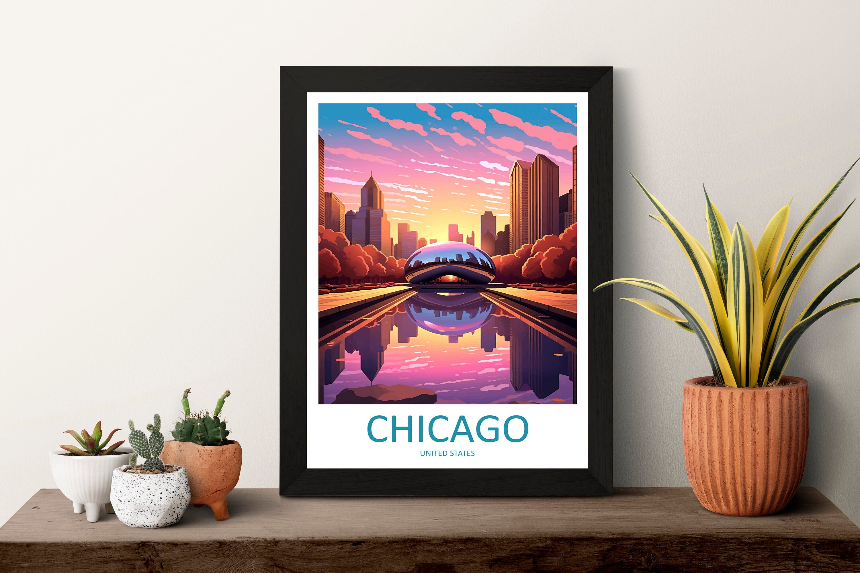 Chicago Travel Print