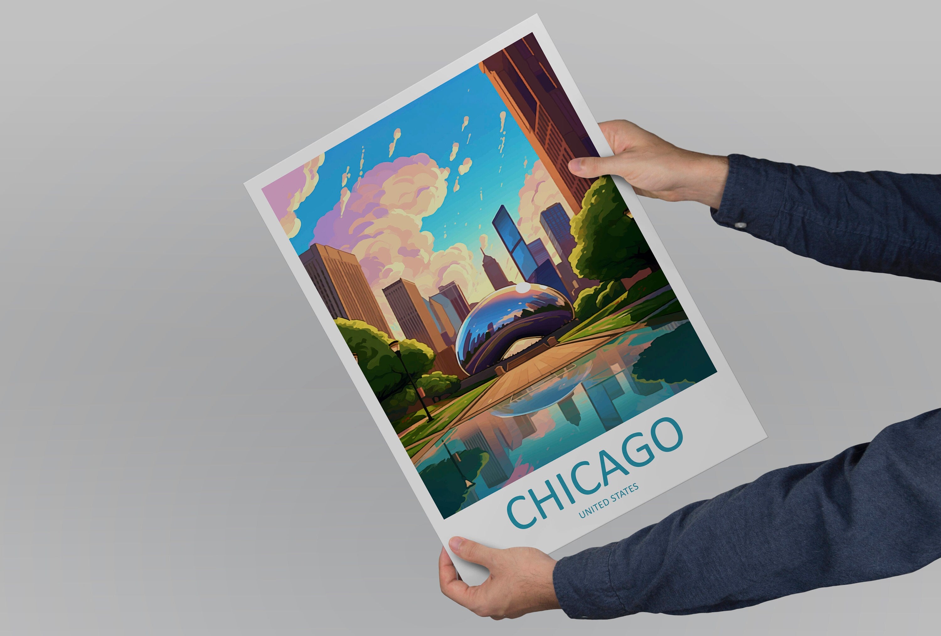 Chicago Travel Print