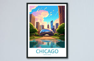 Chicago Travel Print