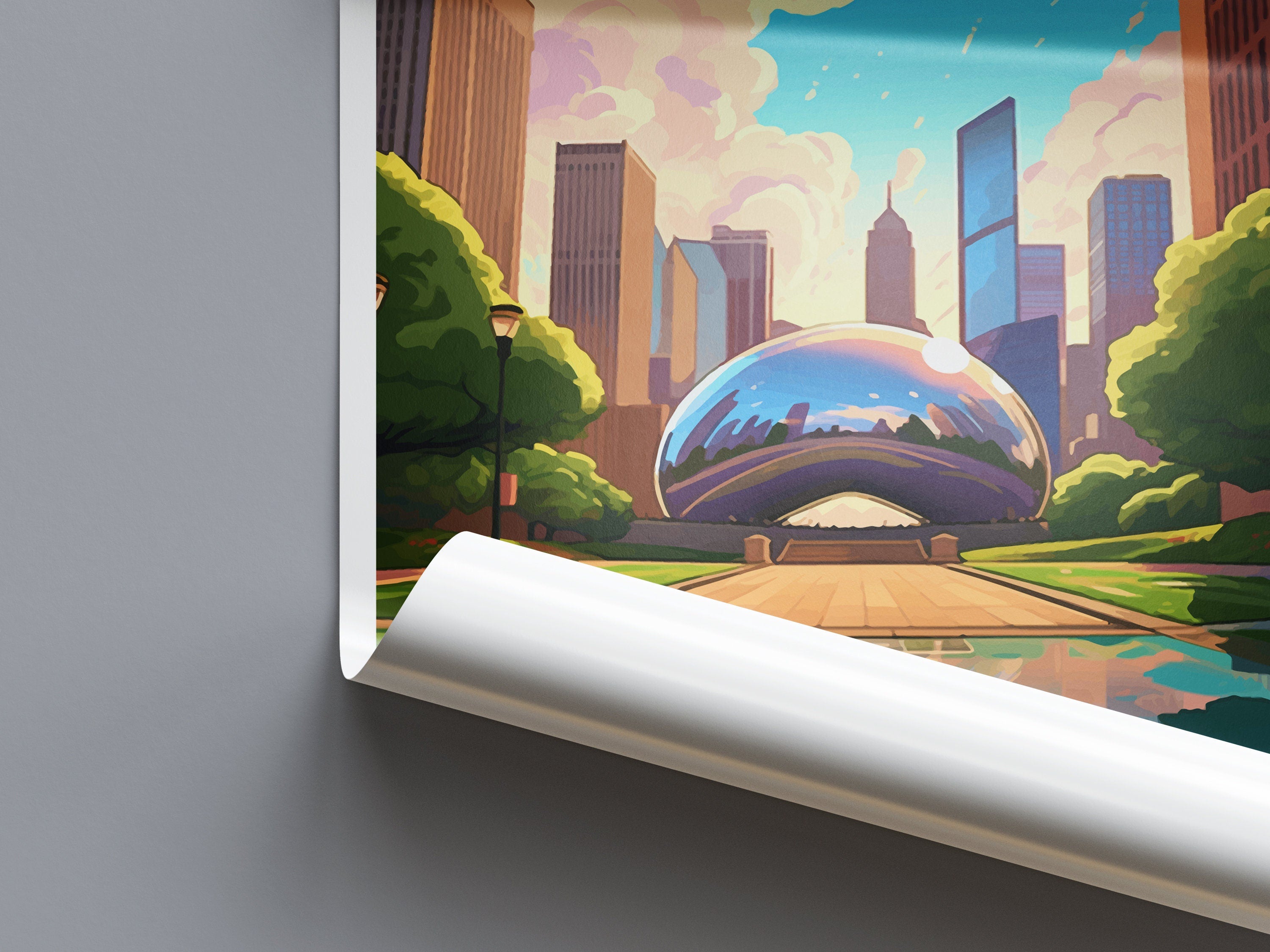 Chicago Travel Print