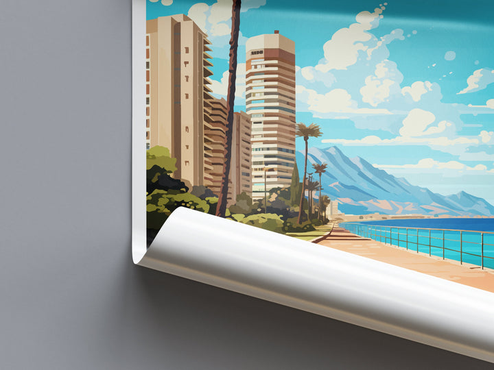Alicante Travel Print Wall Art Alicante Wall Hanging Home Décor Alicante Gift Art Lovers Spain Art Gift Alicante Travel Poster art