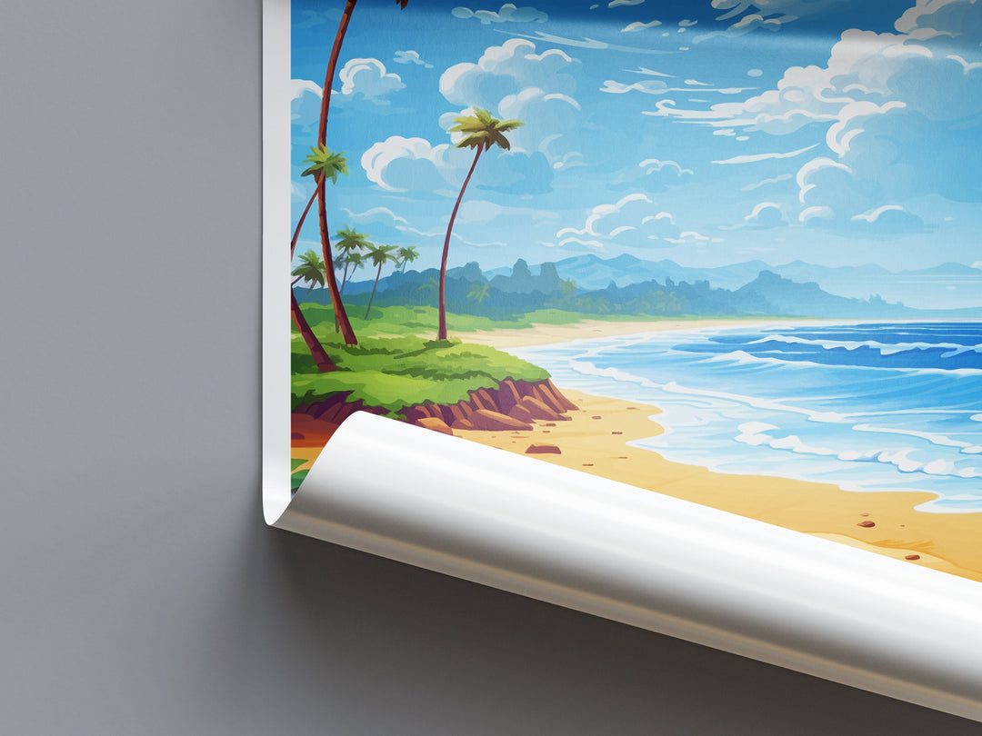 Uvita Travel Print Wall Art Uvita Wall Hanging Home Décor Uvita Gift Art Lovers Wall Art Costa Rica Wall Art Uvita Travel Print