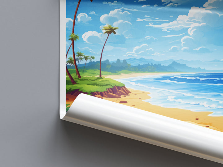 Uvita Travel Print Wall Art Uvita Wall Hanging Home Décor Uvita Gift Art Lovers Wall Art Costa Rica Wall Art Uvita Travel Print