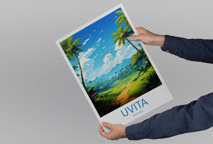 Uvita Travel Print Wall Art Uvita Wall Hanging Home Décor Uvita Gift Art Lovers Wall Art Costa Rica Wall Art Uvita Travel Print