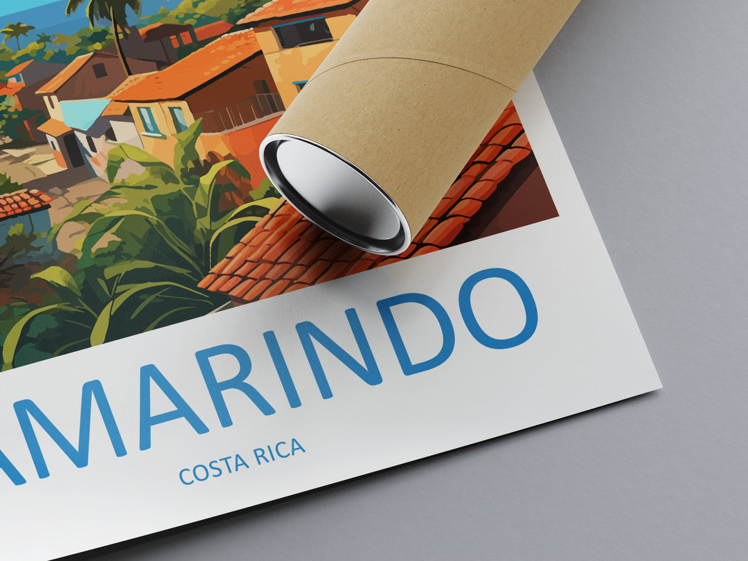 Tamarindo Travel Print Wall Art Tamarindo Wall Hanging Home Décor Tamarindo Gift Art Lovers Wall Art Costa Rica Wall Art