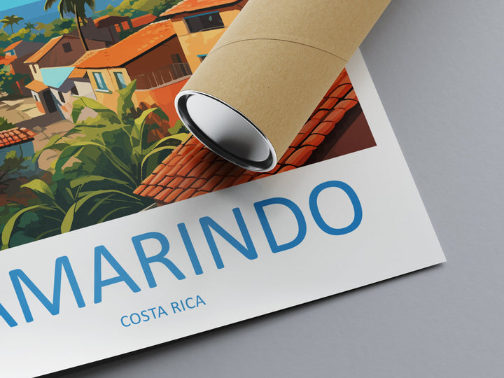 Tamarindo Travel Print Wall Art Tamarindo Wall Hanging Home Décor Tamarindo Gift Art Lovers Wall Art Costa Rica Wall Art