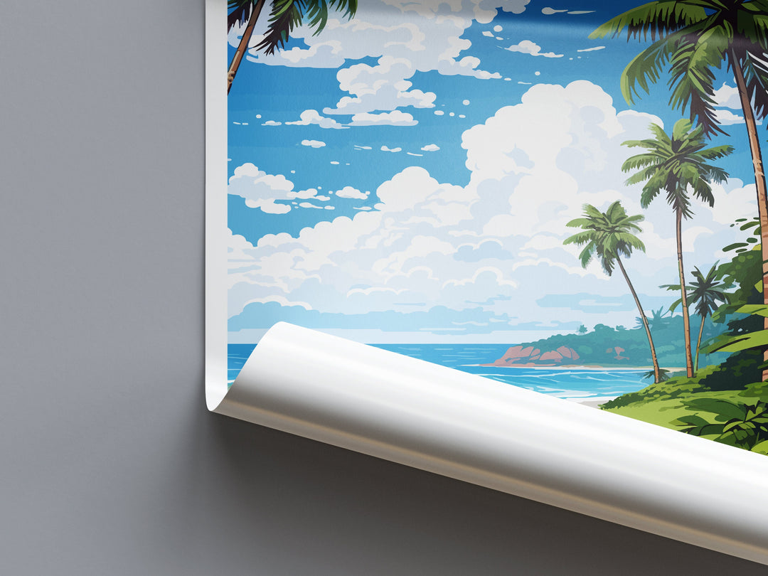 Saint Teresa Travel Print Wall Art Saint Teresa Wall Hanging Home Décor Saint Teresa Gift Art Lovers Wall Art Costa Rica Wall Art