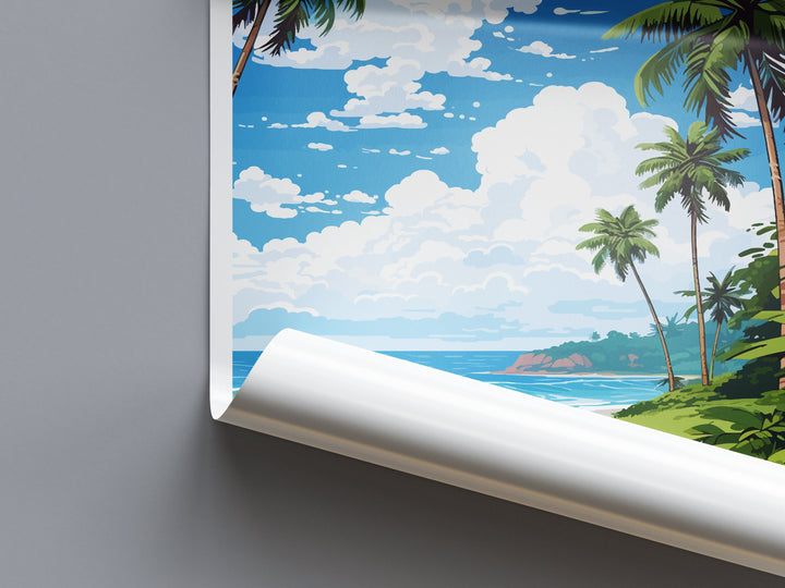 Saint Teresa Travel Print Wall Art Saint Teresa Wall Hanging Home Décor Saint Teresa Gift Art Lovers Wall Art Costa Rica Wall Art