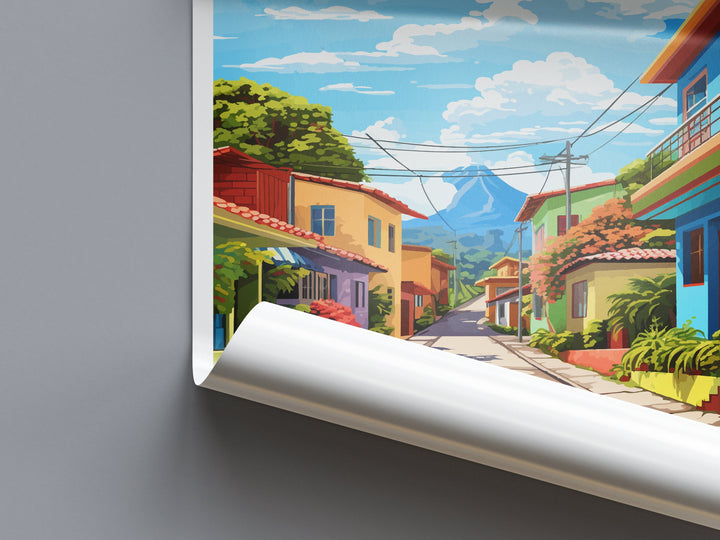 San Jose Travel Print Wall Art San Jose Wall Hanging Home Décor San Jose Gift Art Lovers Wall Art Costa Rica Wall Art