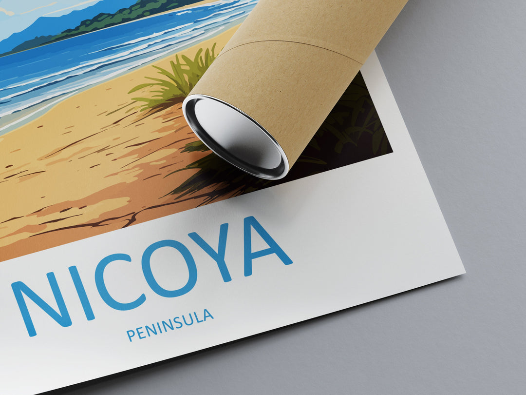 Nicoya Peninsula Travel Print Wall Art Nicoya Peninsula Wall Hanging Home Décor Nicoya Peninsula Gift Art Lovers Wall Art Costa Rica Art